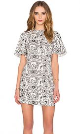 A L C  Spencer Dress in White  amp  Black from Revolve com at Revolve