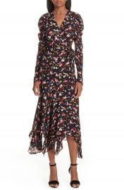 A L C  Tianna Silk Wrap Dress at Nordstrom