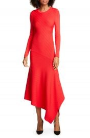 A L C  Viviana Asymmetrical Long Sleeve Dress   Nordstrom at Nordstrom