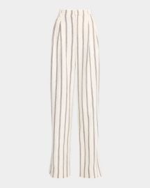 A L C Charles Stripe Wide Leg Pants at Neiman Marcus