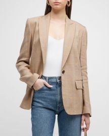 A L C Donovan Linen Blend Blazer at Neiman Marcus