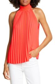 A L C Imani Pleated Sleeveless Top at Nordstrom