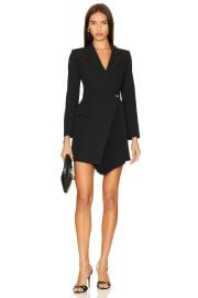 A L C Juliet Pleated Long Sleeve Blazer Dress at Revolve