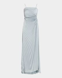 A L C Layla Pleated Strapless Gown at Neiman Marcus