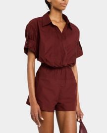 A L C Leo Cropped Cotton Shirt at Neiman Marcus