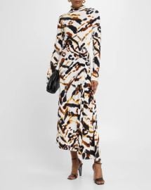 A L C Lia Long Sleeve Maxi Dress at Neiman Marcus