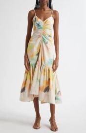 A L C Lindsey Floral Print A Line Dress at Nordstrom Rack