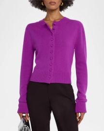 A L C Skyler Cropped Cashmere Cardigan at Neiman Marcus