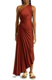 A.L.CDelfina Pleated Cutout One-Shoulder Dress at Nordstrom