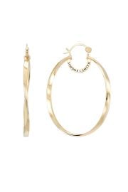 A Lil39 Twist Hoops - Large at Simone I. Smith