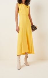 A-Line Tiered Matte Crepe Dress By Proenza Schouler at Moda Operandi