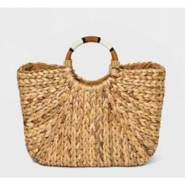 A New Day at Target Straw Circle Handle Tote Handbag at Target