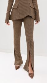 A.W.A.K.E. MODE Fitted Pants With Side And Frontal Slits | Shopbop at Shopbop