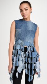 A W A K E MODE Upcycled Denim Top at Shopbop