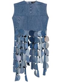 A W A K E MODE Upcycled Denim Top at Farfetch