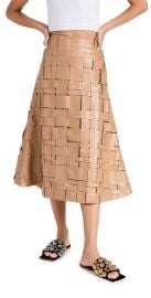 A.W.A.K.EMODE Weaved Vegan Leather Skirt at Shopbop