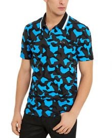 A X Armani Exchange Men s Hyperbright Regular-Fit Camouflage Polo Shirt  Created for Macy s    Reviews - Polos - Men - Macy s at Macys