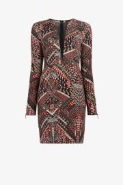 ABSTRACT-JACQUARD DRESS at Roberto Cavalli