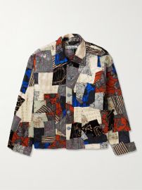 ACNE STUDIOS Patchwork Embroidered Metallic Jacquard Jacket for Men MR PORTER at Mr Porter