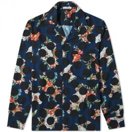 ACNE STUDIOS SIMON FLORAL POLKA PRINT SHIRT at End