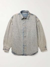 ACNE STUDIOS Setar Oversized Logo-Jacquard Denim Shirt for Men MR PORTER at Mr Porter