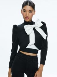 ADDISON BOW JACKET at Alice + Olivia