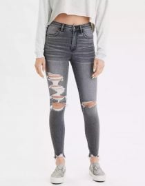 AE Ne(x)t Level Super High-Waisted Jegging by American Eagle at American Eagle