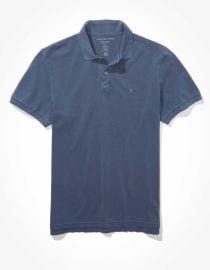 AE Super Soft Vintage Icon Polo Shirt at American Eagle