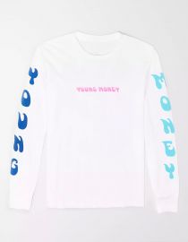 AE x Young Money Long Sleeve Graphic T-shirt at American Eagle