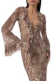 AFRM Cadence Lace-Up Long Sleeve Top at Nordstrom