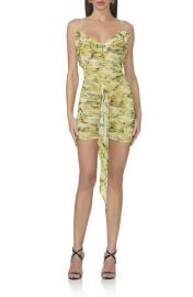 AFRM Mackie Ruched Tie Waist Minidress at Nordstrom