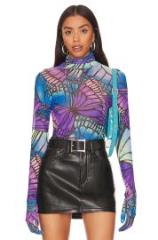 AFRM Rue Top in Electric Butterfly at Revolve