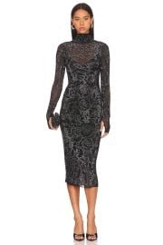 AFRM Shailene Rosette Rhinestone Dress at Revolve