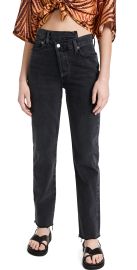 AGOLDE Criss Cross Straight Cut Jeans at Shopbop