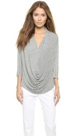 AIR by alice and olivia Draped Slouchy Tee at Shopbop