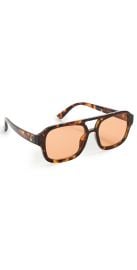 AIRE Aquarius 2512338 Sunglasses Rich Amber Tort One Size at Shopbop
