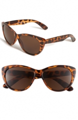 AJ Morgan Lana 57mm Sunglasses in tortoise at Nordstrom