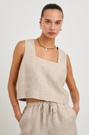 AKIRA TOP - HEATHERED FLAX Rails at Rails