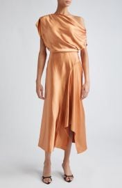 AL.CJasmine Asymmetric Satin Dress at Nordstrom