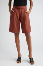 AL.CNico Linen Blend Walking Shorts at Nordstrom