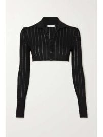 ALAA Archetypes cropped ribbed-knit cardigan NET-A-PORTER at Net a Porter