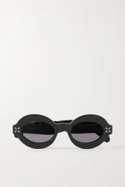 ALAA EYEWEAR Oval-frame acetate sunglasses NET-A-PORTER at Net a Porter