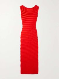 ALAA Layered knitted maxi dress NET-A-PORTER at Net a Porter