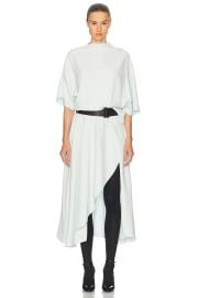 ALAA Short Sleeve Midi Dress in Menthe Pastel FWRD at FWRD