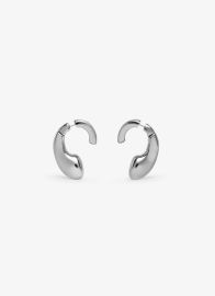 ALAA Womens Silver DRIP EARRINGS ALAA US at Alaia