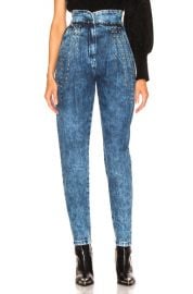 ALBERTA FERRETTI Studded Tapered Jeans in Blue   FWRD at Forward