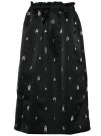 ALC Alexia Midi Skirt Black at Farfetch