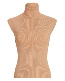 ALC Amara Rib Knit Mock Neck Top at Intermix