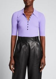 ALC Amari Polo Top - at Bergdorf Goodman