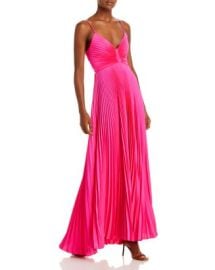 ALC Aries Pleated Open Back Dress Bloomingdales at Bloomingdales